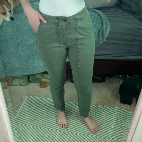 J Crew Army Green pants - Picture 9 of 15